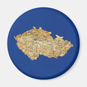 Tsjechië Kaartmagneet Magneet