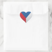 Tsjechië liefde vlag trots hart sticker (Tas)