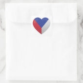 Tsjechië Liefdesicoon Vierkante Sticker (Tas)