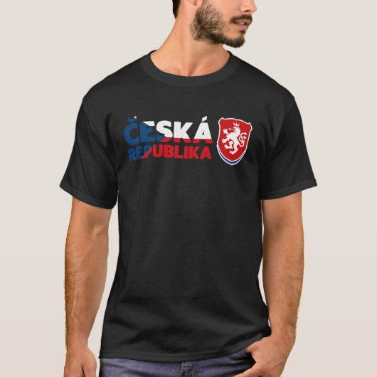 Tsjechië Lion Prague Beer Tsjechië 4 T-shirt (Voorkant)
