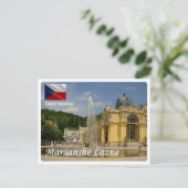 Tsjechië - Marianske Lazne - Briefkaart (Staand voorkant)