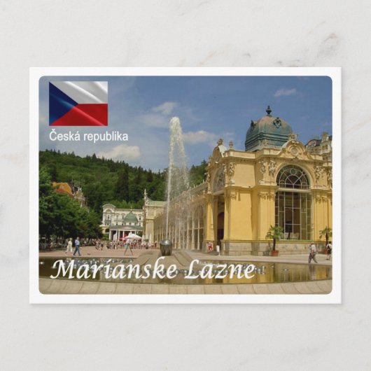 Tsjechië - Marianske Lazne - Briefkaart (Voorkant)
