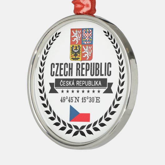 Tsjechië Metalen Ornament (Links)