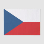 Tsjechië mode, Tsjechische vlag tissuepapier (Voorkant)
