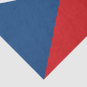 Tsjechië mode, Tsjechische vlag tissuepapier (Detail)