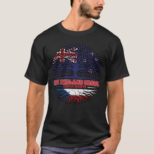 Tsjechië Nieuw-Zeeland Nieuw-Zeeland T-shirt (Voorkant)