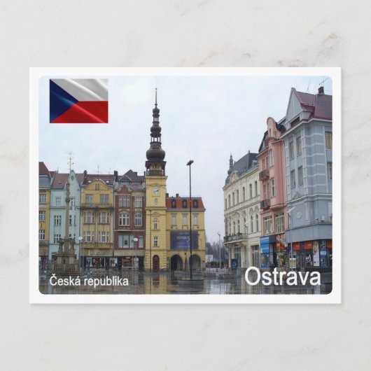 Tsjechië - Ostrava - Briefkaart (Voorkant)