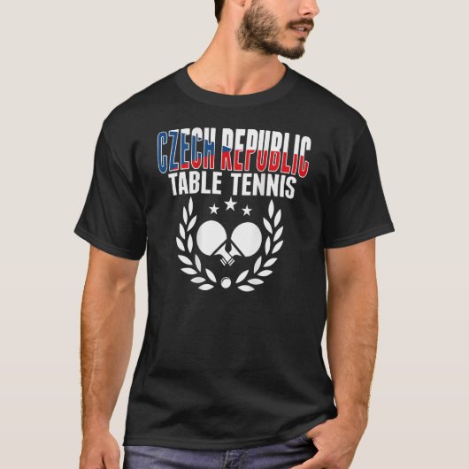 Tsjechië pingpong Tsjechische Tennis Super T-shirt (Voorkant)
