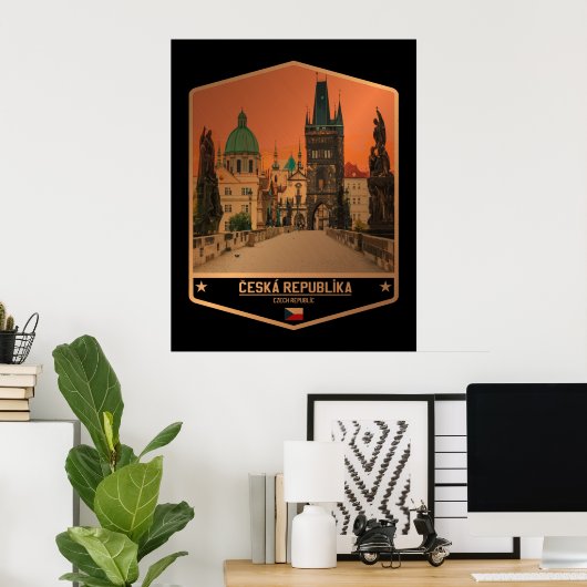 Tsjechië Poster (Thuiskantoor)