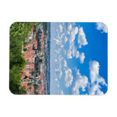 Tsjechië. Praag. Ademhalend uitzicht Hoesje-Mat Magneet (Horizontaal)