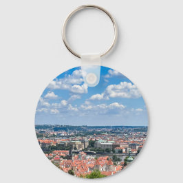 Tsjechië. Praag. Ademhalend uitzicht Hoesje-Mat Sleutelhanger