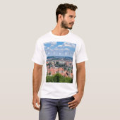 Tsjechië. Praag. Ademhalend uitzicht Hoesje-Mat T-shirt (Voorkant volledig)