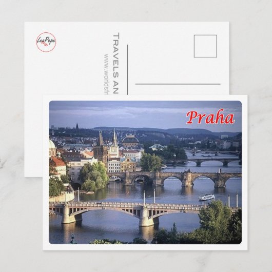 Tsjechië - Praag - Briefkaart (Voorkant / Achterkant)