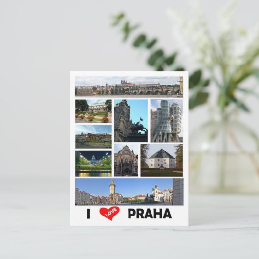 Tsjechië - Praag - Briefkaart (Staand voorkant)