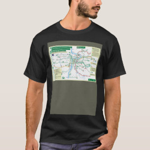 Tsjechië Praag Praha Metro Kaart HD T-shirt
