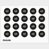 Tsjechië Praag Ronde Sticker (Vel)