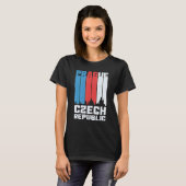 Tsjechië Prague Skyline Praag T-shirt (Voorkant volledig)