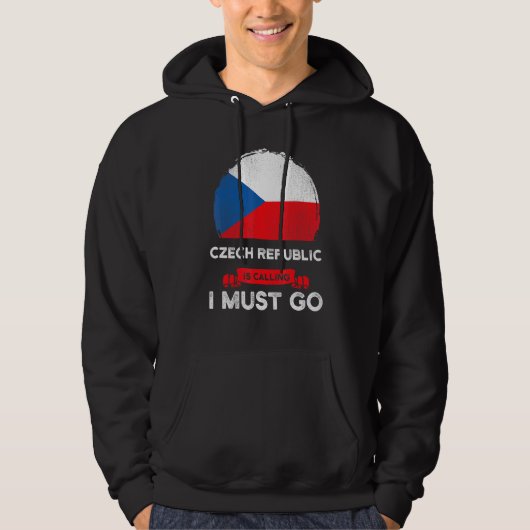 Tsjechië roept op tot Tsjechische vlag haar Hoodie (Voorkant)