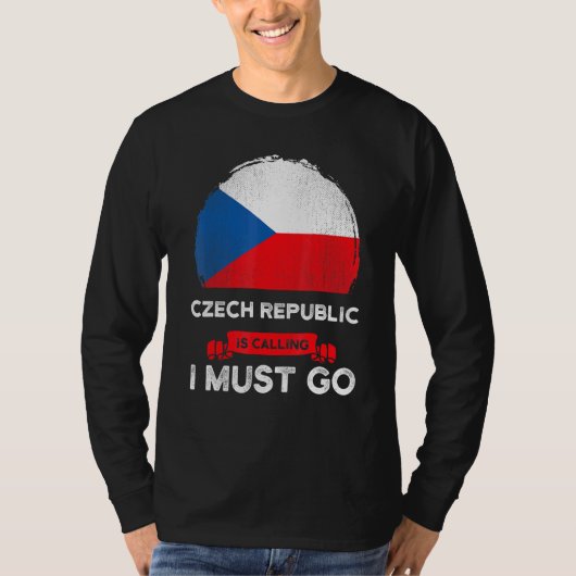 Tsjechië roept op tot Tsjechische vlag haar T-shirt (Voorkant)