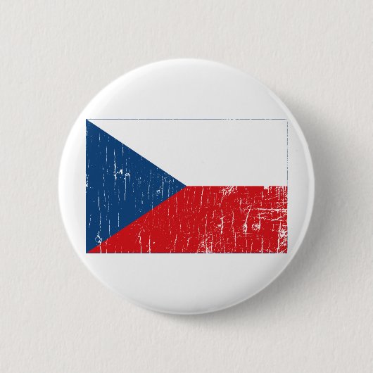 Tsjechië Ronde Button 5,7 Cm (Voorkant)
