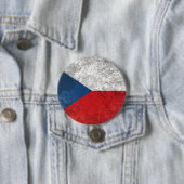 Tsjechië Ronde Button 7,6 Cm (In situ)