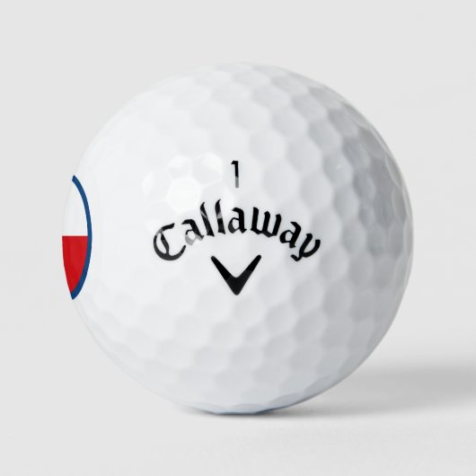 Tsjechië rondel land vlag symbool leger mi golfballen (Logo)