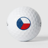 Tsjechië rondel land vlag symbool leger mi golfballen (Voorkant)