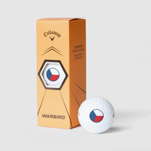 Tsjechië rondel land vlag symbool leger mi golfballen (Verpakking)