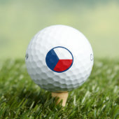 Tsjechië rondel land vlag symbool leger mi golfballen (Insitu Shirt)