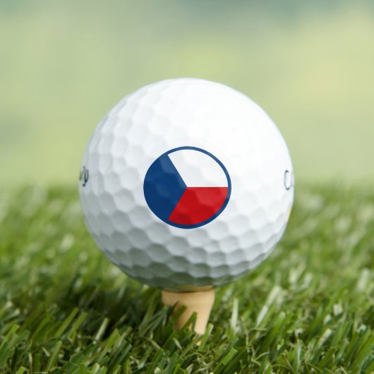 Tsjechië rondel land vlag symbool leger mi golfballen (Insitu Shirt)
