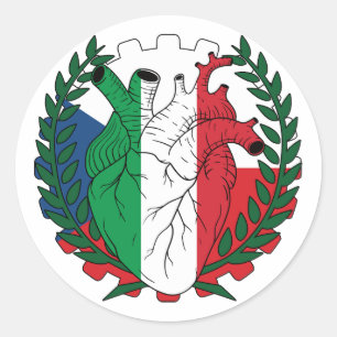 Tsjechië Saint Josephs Italiaans Italië Ronde Sticker