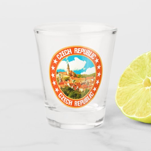 Tsjechië Shot Glas (Voorkant)
