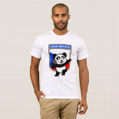 Tsjechië Shot Put Panda T-shirt (Voorkant volledig)