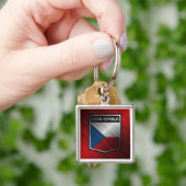 Tsjechië Sleutelhanger (Hand)