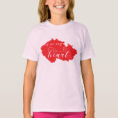 Tsjechië staat in mijn hart t-shirt (Voorkant)