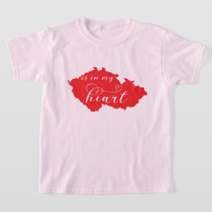 Tsjechië staat in mijn hart t-shirt