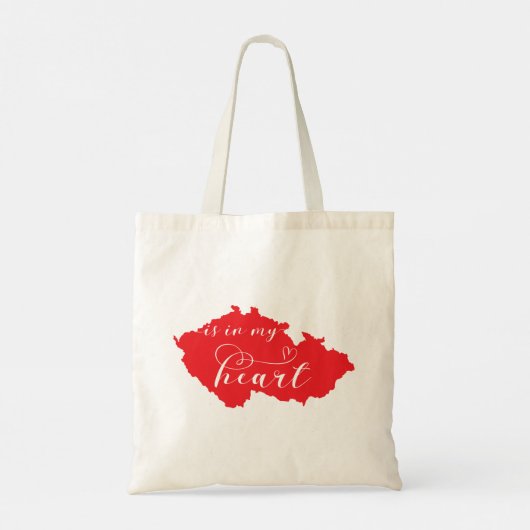 Tsjechië staat in mijn hart tote bag (Achterkant)