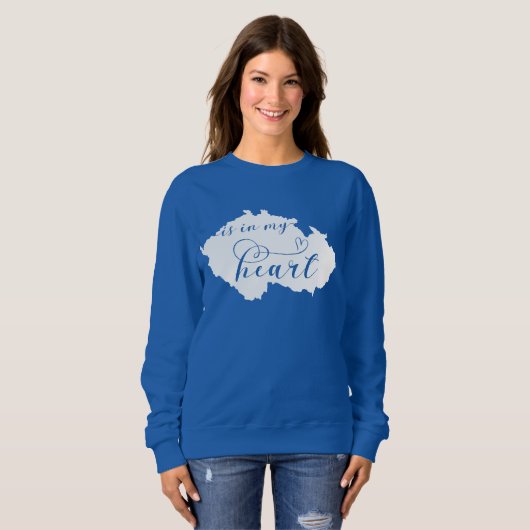 Tsjechië staat in mijn hart trui (Voorkant volledig)