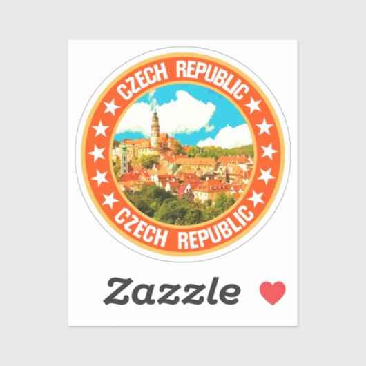 Tsjechië Sticker (Vel)