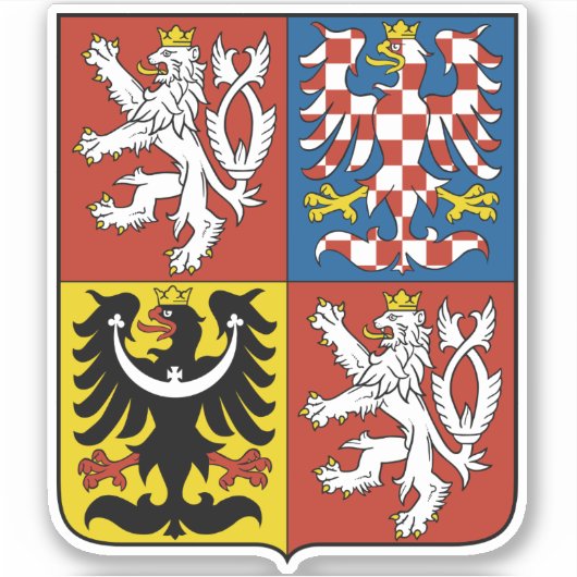 Tsjechië Sticker (Voorkant)
