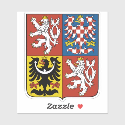 Tsjechië Sticker (Vel)