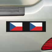 Tsjechië, Tsjechië Bumpersticker (Op auto)