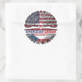 Tsjechië Tsjechië Verenigde Staten Verenigde State Ronde Sticker (Tas)