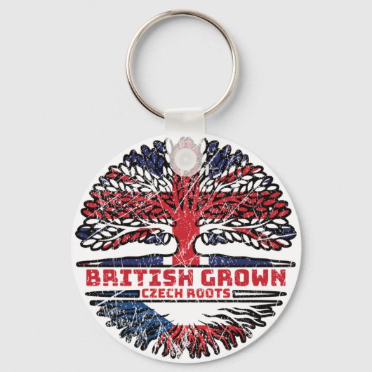Tsjechië Verenigd Koninkrijk Sleutelhanger (Voorkant)