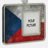 Tsjechië Verzilverd Omlijst Ornament (Rechts)