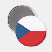 Tsjechië Vlag CZ Magneet (Voorkant / Achterkant)