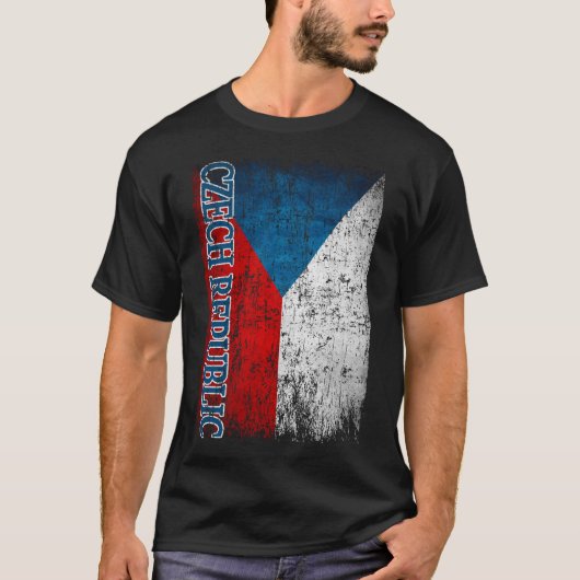 Tsjechië Vlag Gift Vrouwen Mannen Kinderen T-shirt (Voorkant)