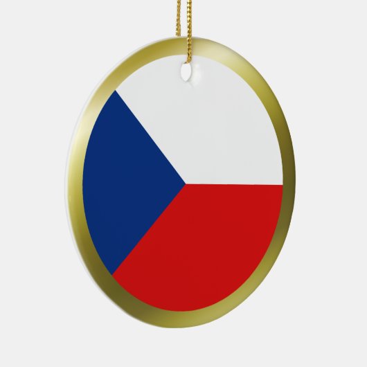 Tsjechië Vlag Ornament (Rechts)