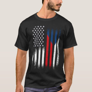 Tsjechisch Amerikaanse erfgoedmaand Tsjechië Patri T-shirt