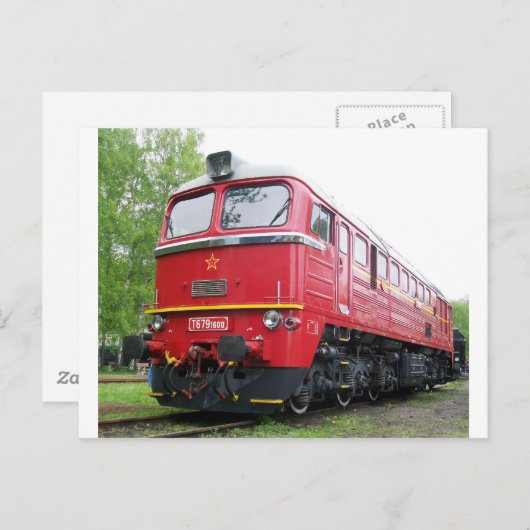 Tsjechisch Diesel Briefkaart (Voorkant / Achterkant)